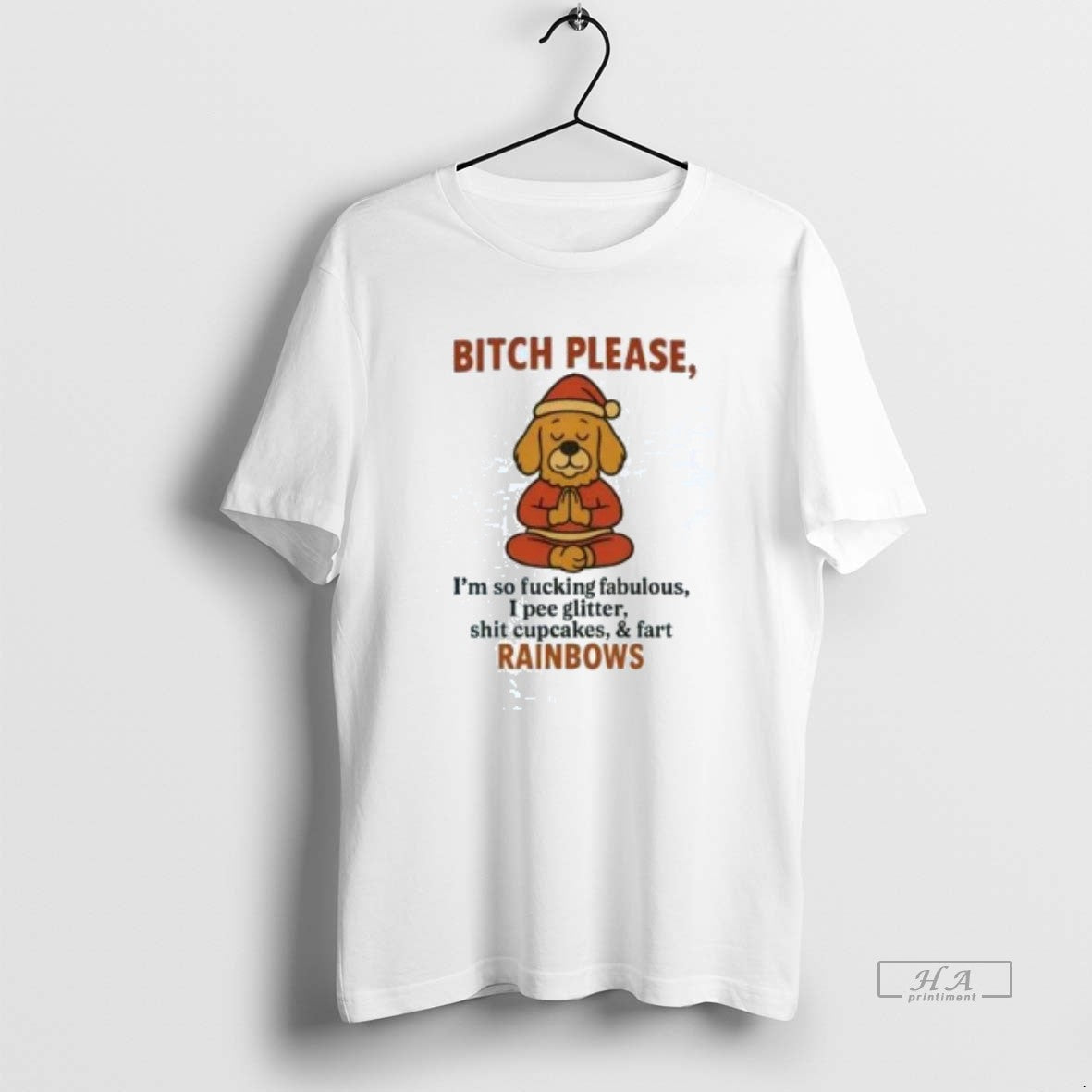 Official Golden Retriever Bitch Please Im So Fucking Fabulous Fart Rainbows Christmas