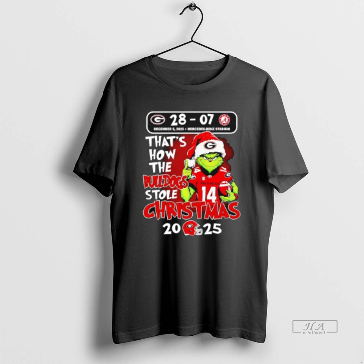 Official Grinch Georgia Bulldogs Champions That How The Bulldogs Stole Christmas 2025 28 7