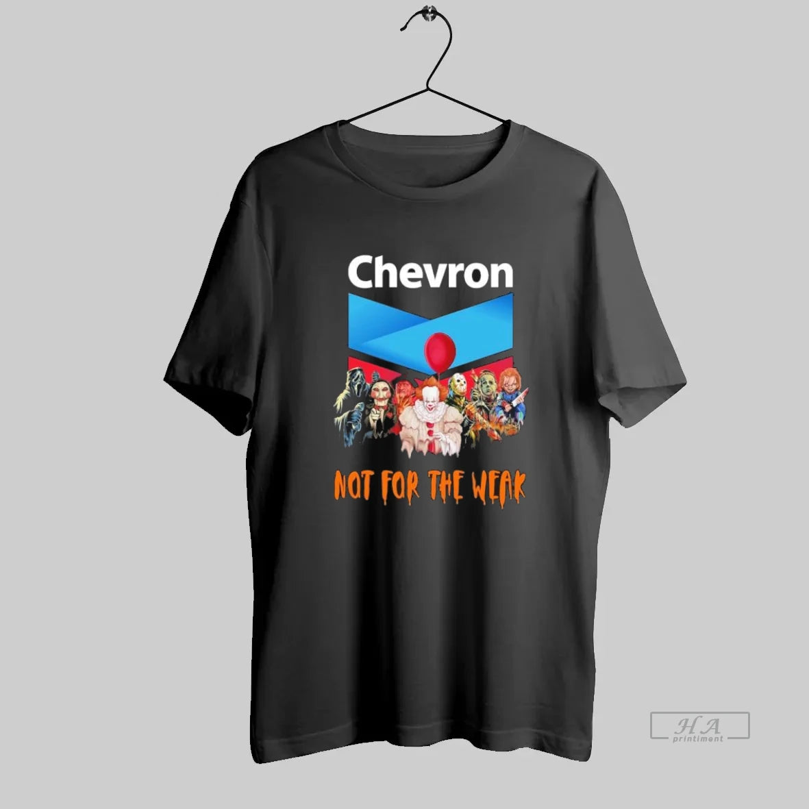 Official Horror Characters X Chevron Not For The Weak Halloween