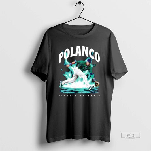 Official Jorge Polanco Seattle Mariners Aura Graphic