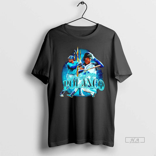 Official Jorge Polanco Seattle Mariners Signature Graphic