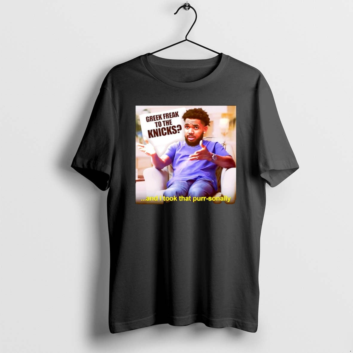 Official Karl Anthony Towns Ny Knicks Greek Freak To The Knicks And I Took That