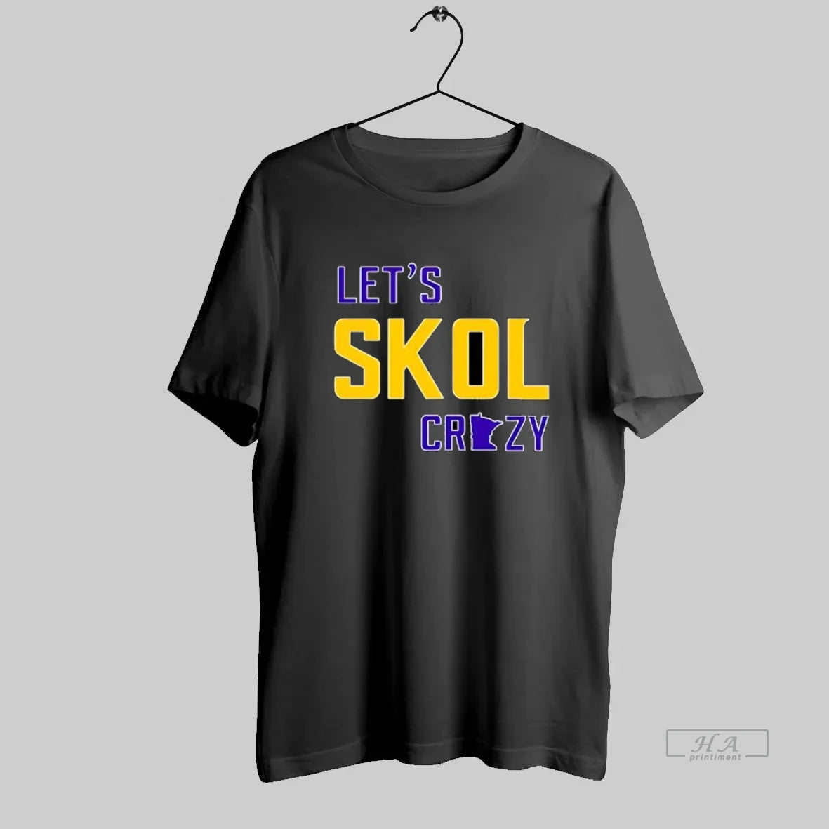 Official Lets Skol Crazy Minnesota Vikings Football