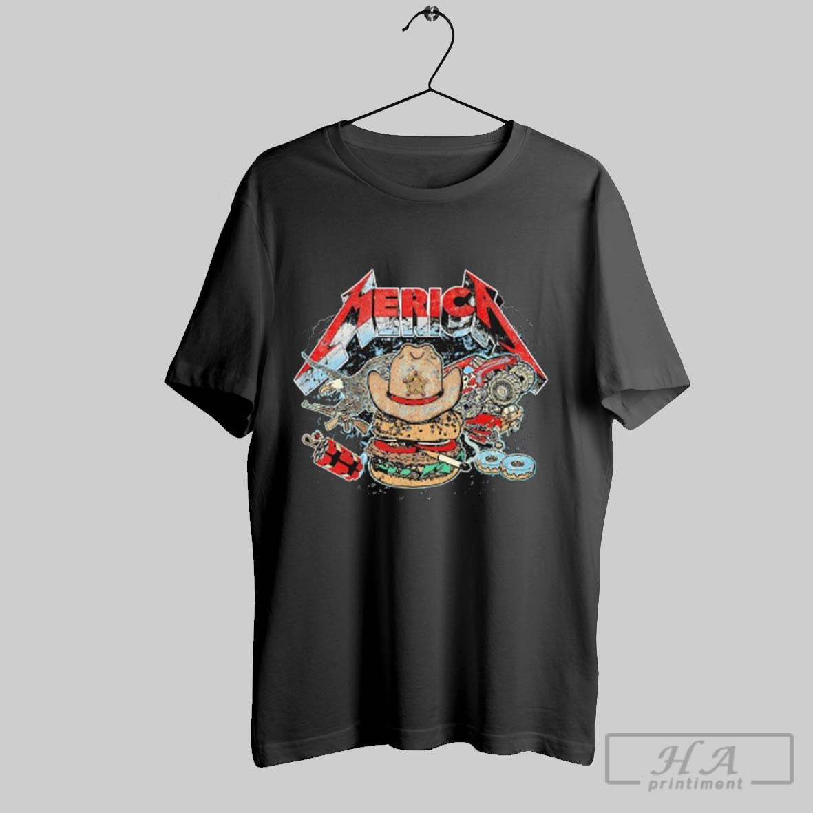 Official Merica Rock Metal Hamburger Cigarettes