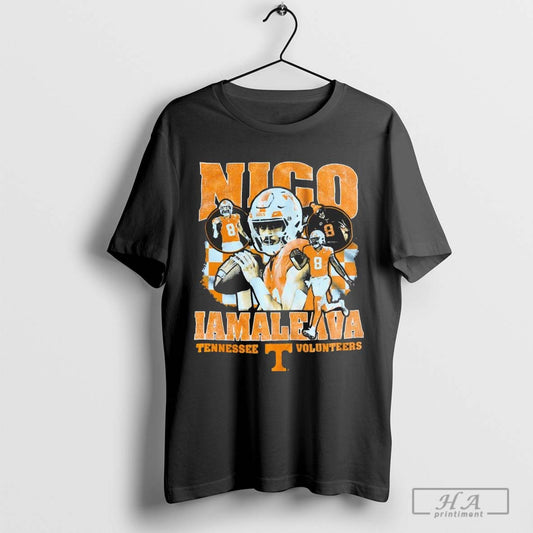 Official Ncaa 2024 Tennessee Volunteers Nico Iamaleava 8 Vintage Graphic