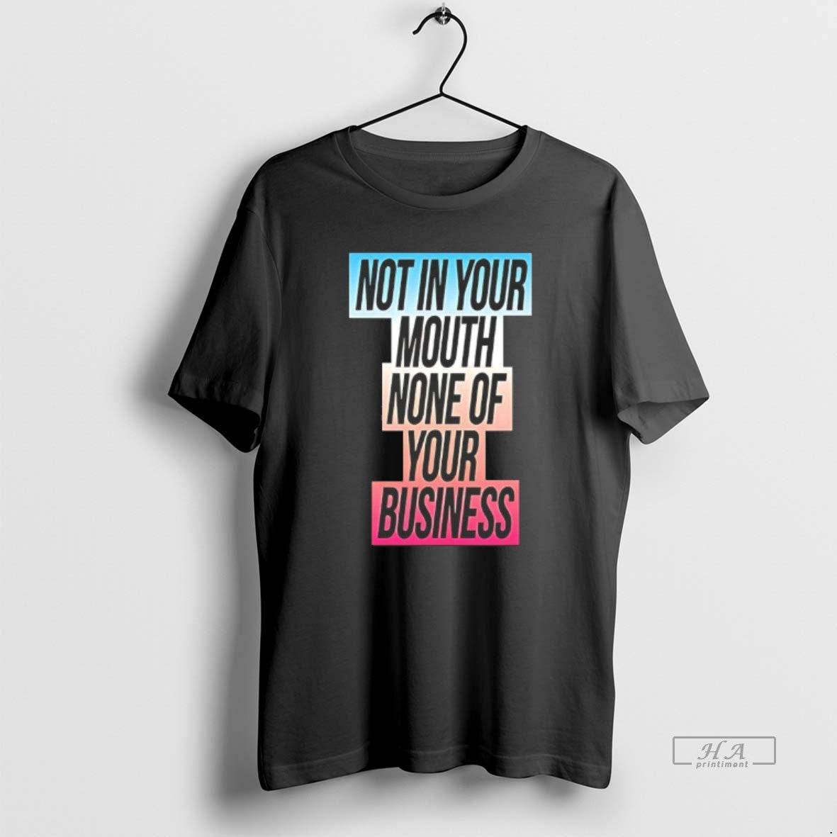 Official Not In Your Mouth Trans Flag