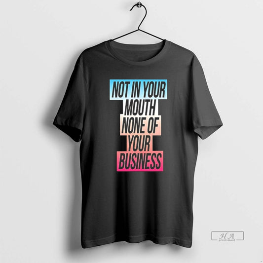 Official Not In Your Mouth Trans Flag
