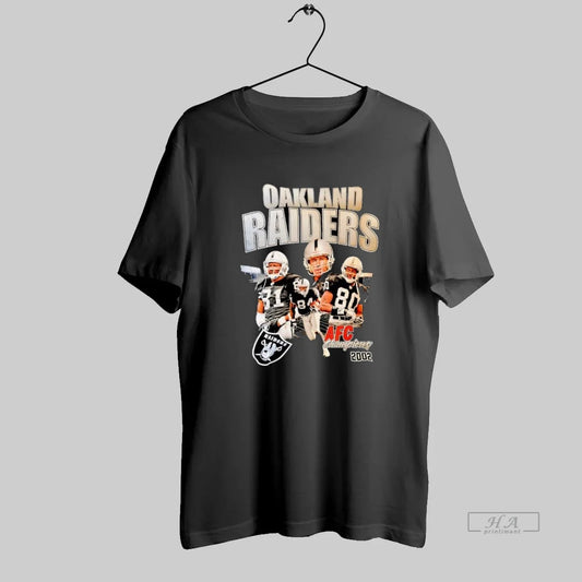 Official Oakland Raiders Afc Champions 2002 Football Team