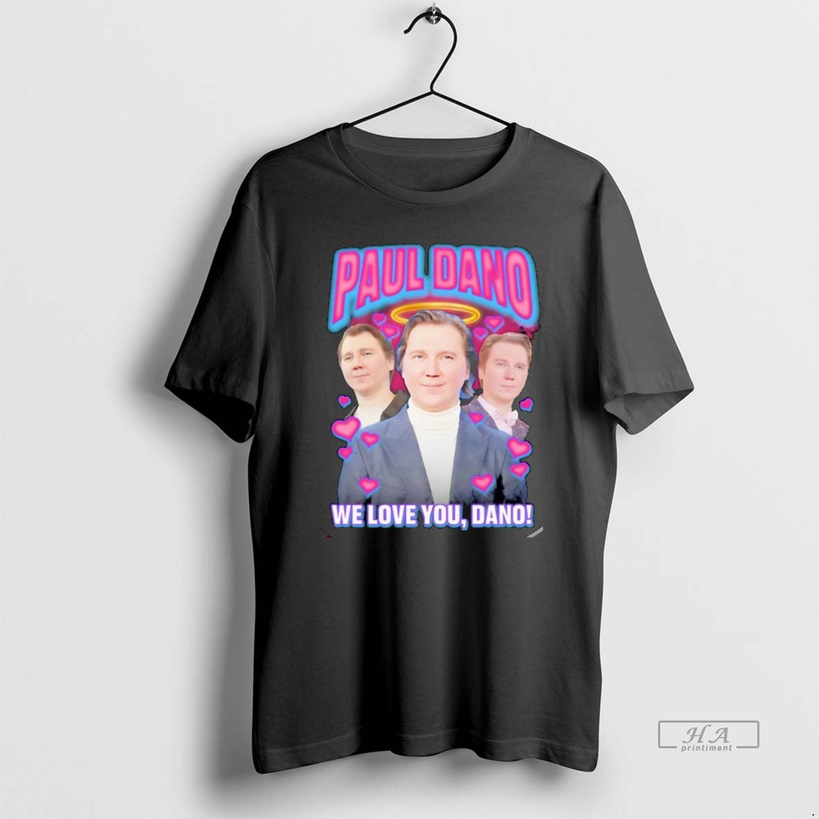 Official Paul Dano Rap Tee We Love You Graphic Christmas
