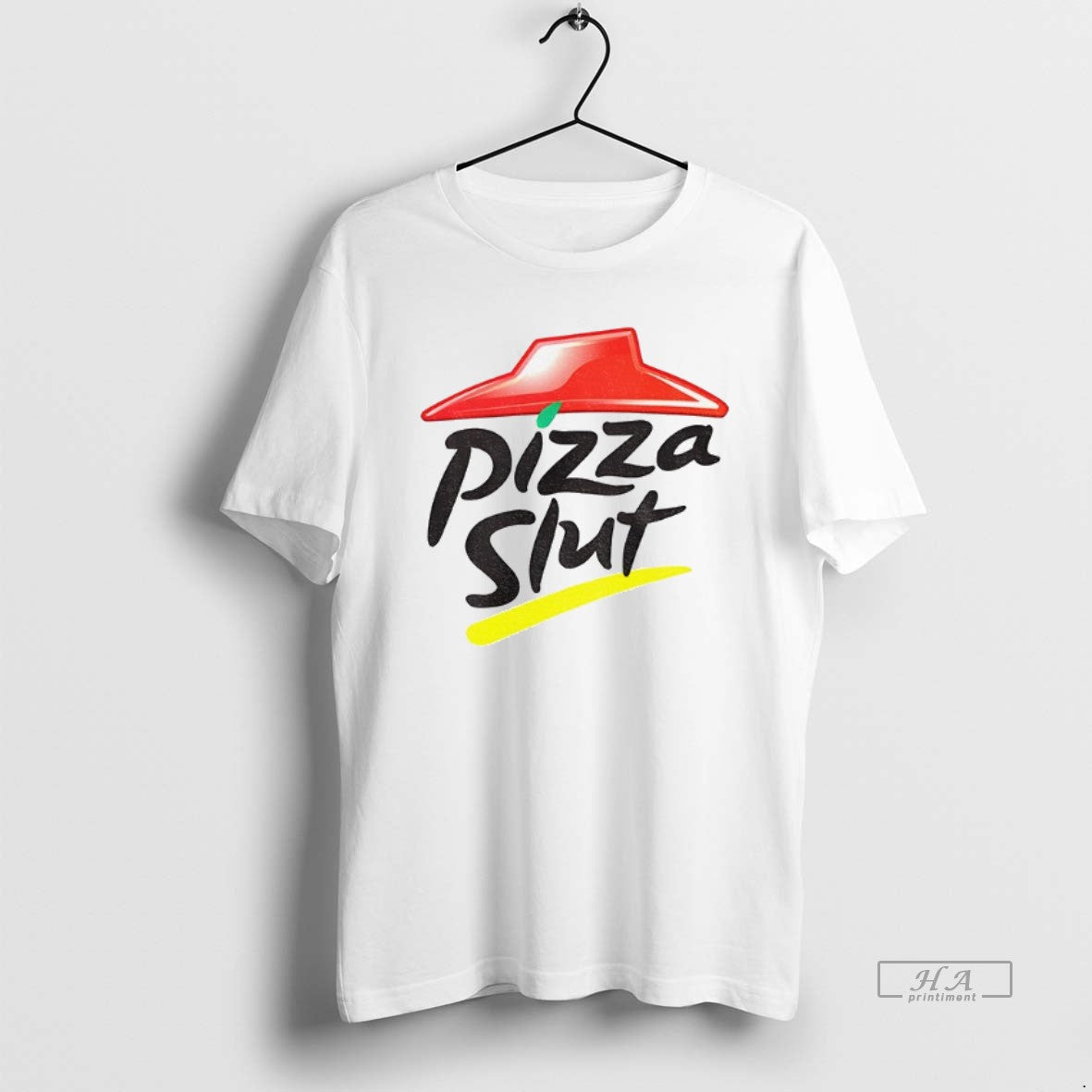Official Pizza Slut Pizza Hut Logo Parody