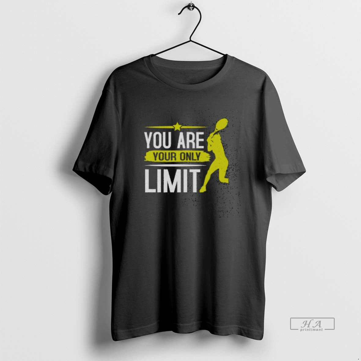 Official Premium You Are Your Only Limit Tennis Washed