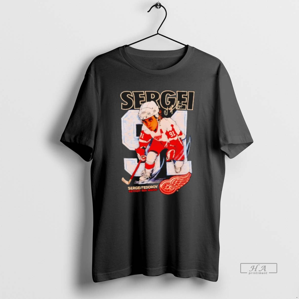 Official Sergei Fedorov Detroit Red Wings