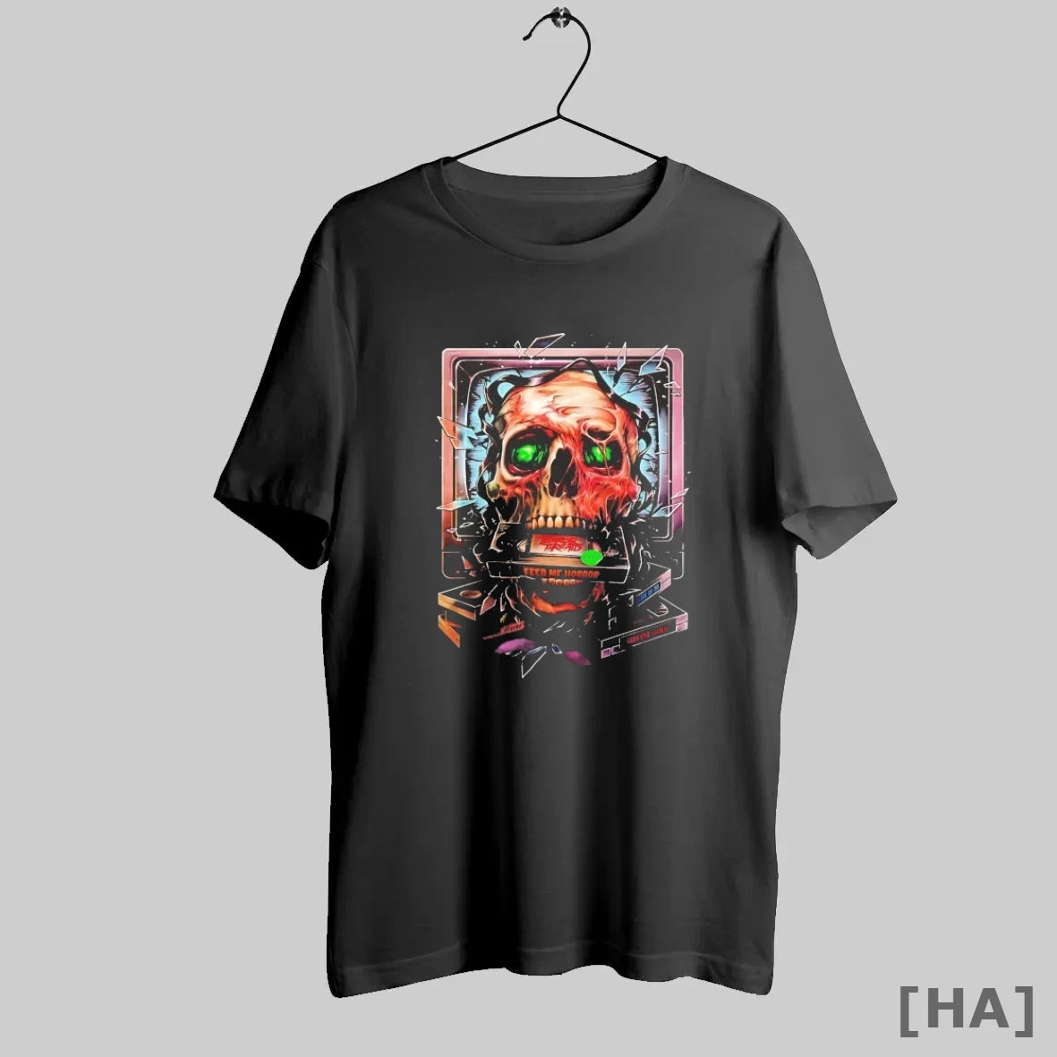 Official Skull Video Feed Me Horror Halloween