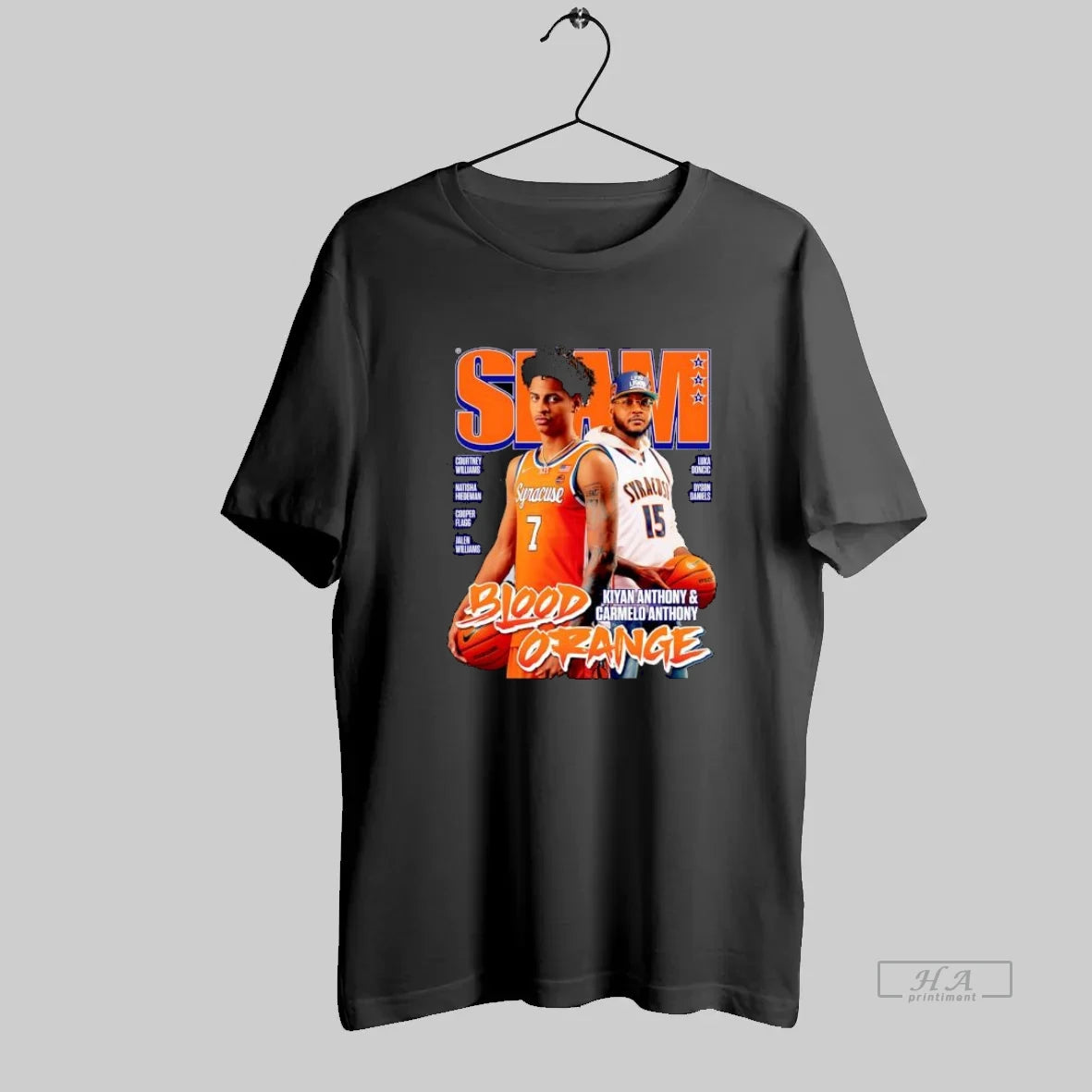 Official Slam Magazine Blood Orange Kiyan Anthony Carmelo Anthony Syracuse Basketball