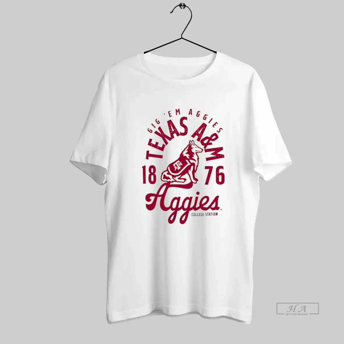 Official Texas Am Aggies Est 1876 Mascot Vintage
