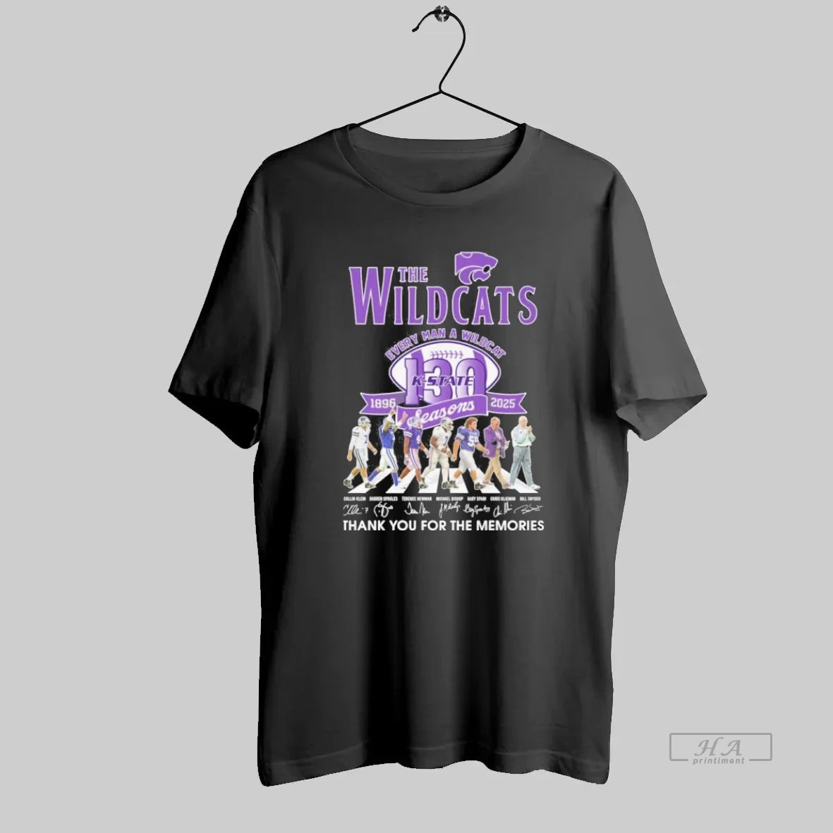 Official The K State Wildcats Abbey Road Every Man A Wildcat 130 Seasons