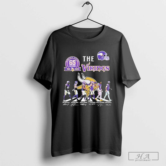 Official The Minnesota Vikings 65 Seasons 1960 2025 Signature
