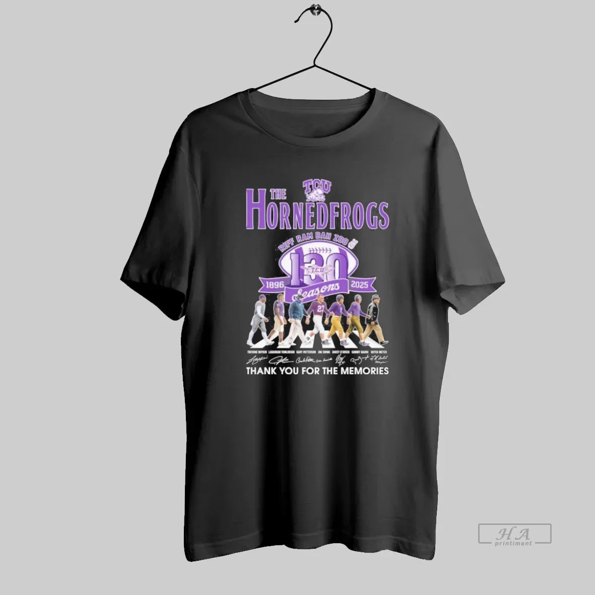 Official The Tcu Horned Frogs Abbey Road Riff Ram Bah Zoo 130 Seasons