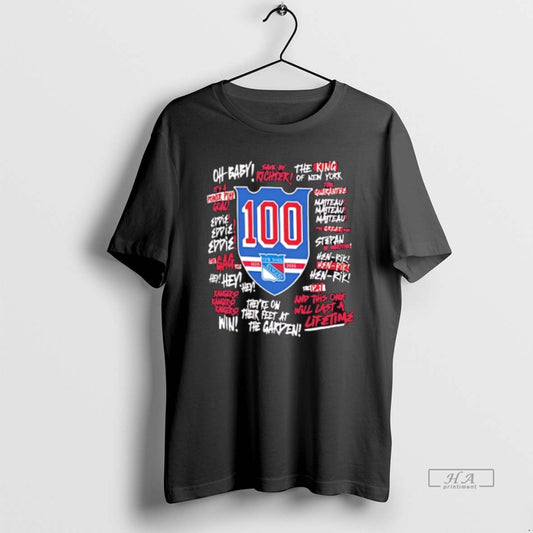 Official Trendy New York Rangers Ny Centennial Season 100th