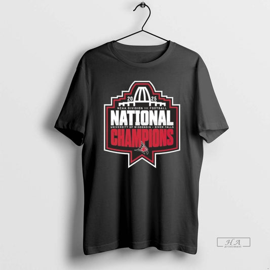 Official Wisconsin River Falls Falcons Football National Champions 2025 Ncaa Division Iii Football