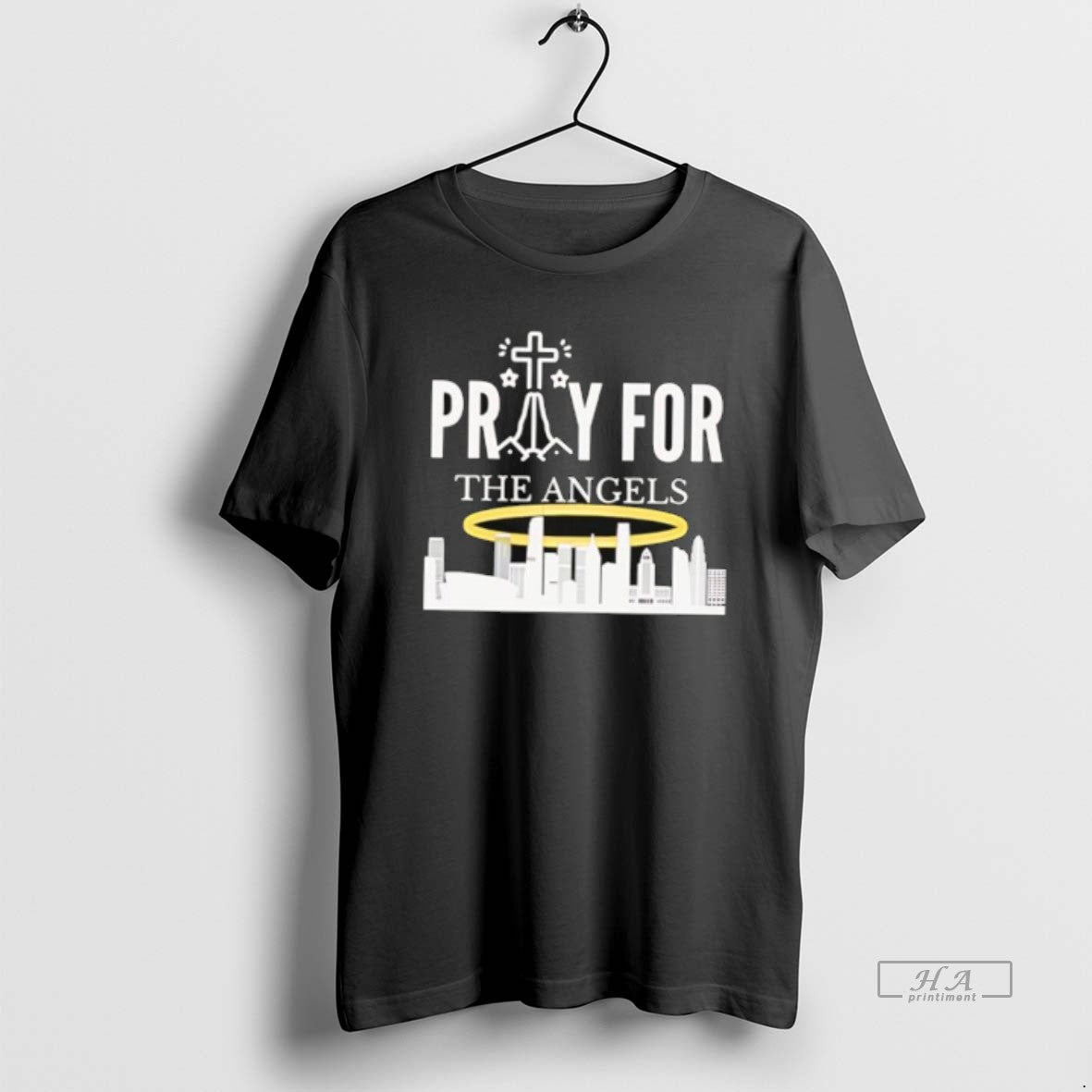 Official Womens Pray For La California Print Casual