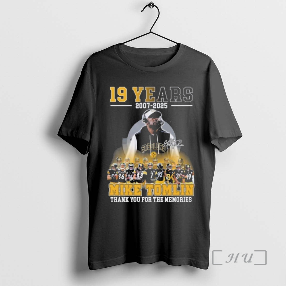Officials 19 Years 2007 2026 Team Player Mike Tomlin Thank You For The Memories Premium