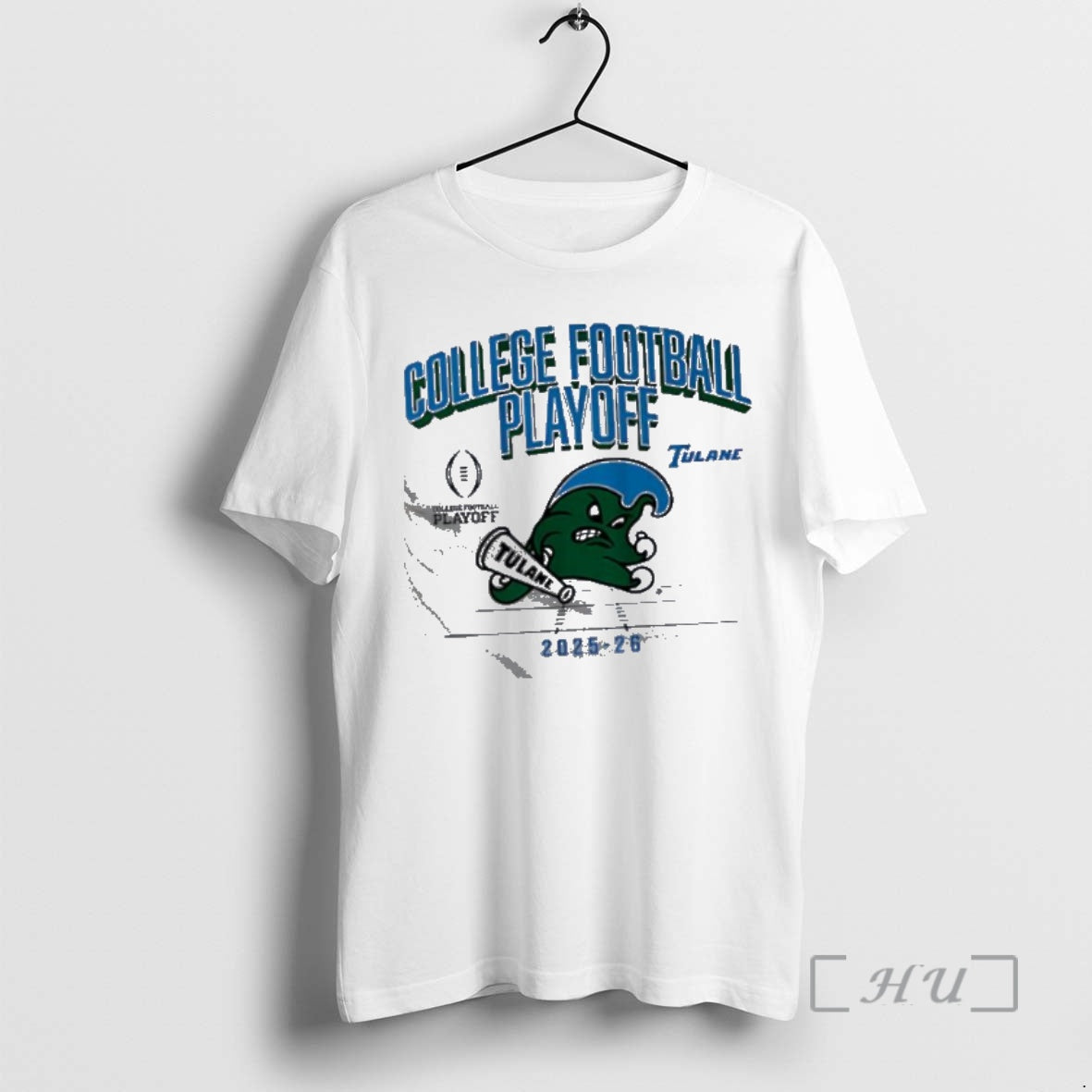 Officials 2025 Cfp Mascot Tulane Football White
