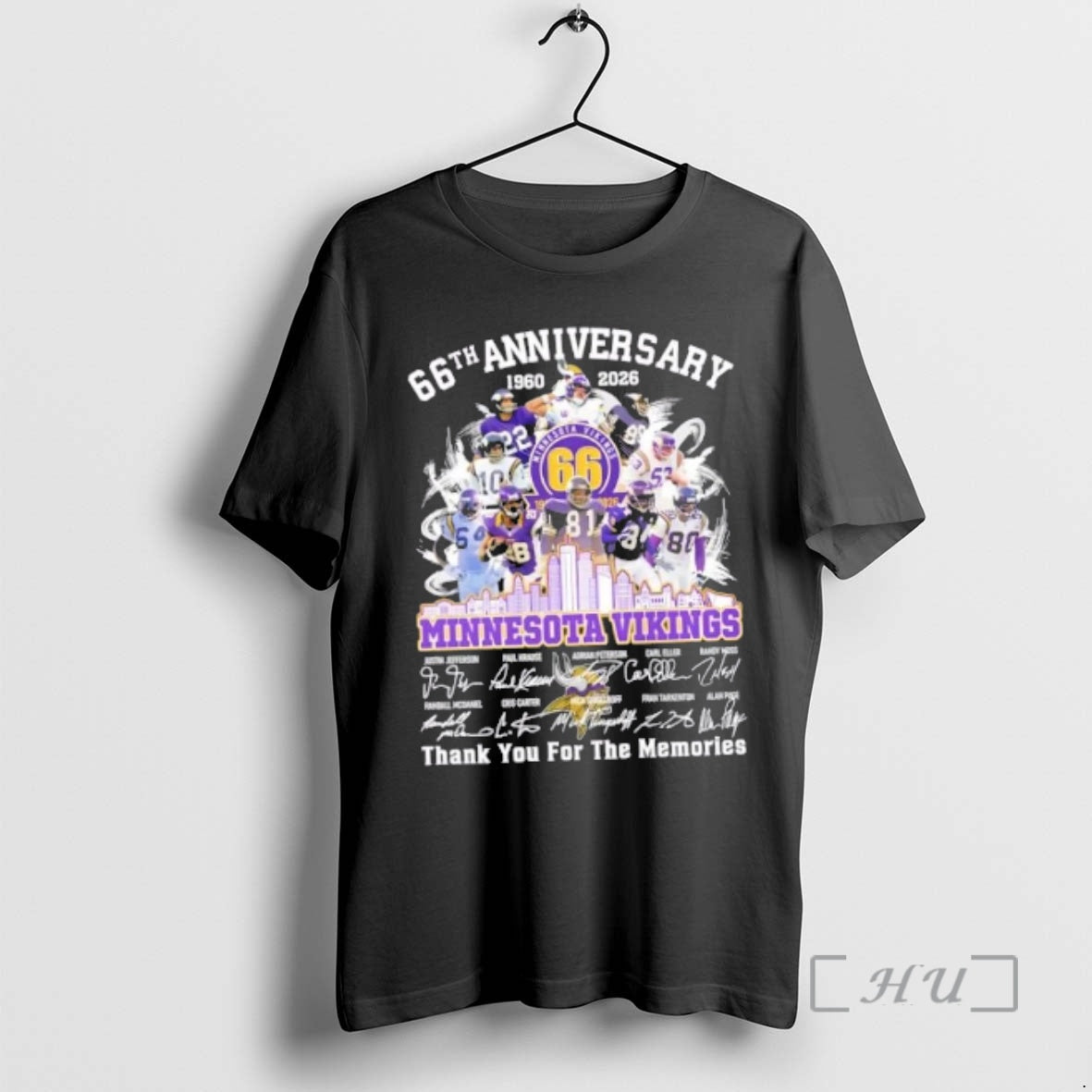 Officials 66th Anniversary 1960 2026 Minnesota Vikings Justin Jefferson And Legends Thank You For The