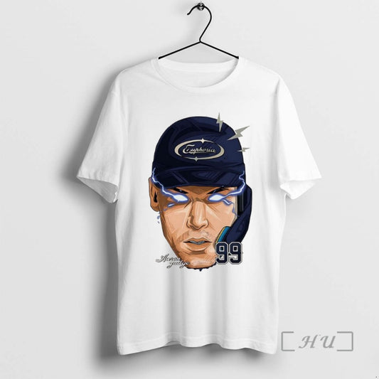Officials Aaron Judge New York Yankees Football 2025 Number 99 Fat Head Laser Eyes Shirts