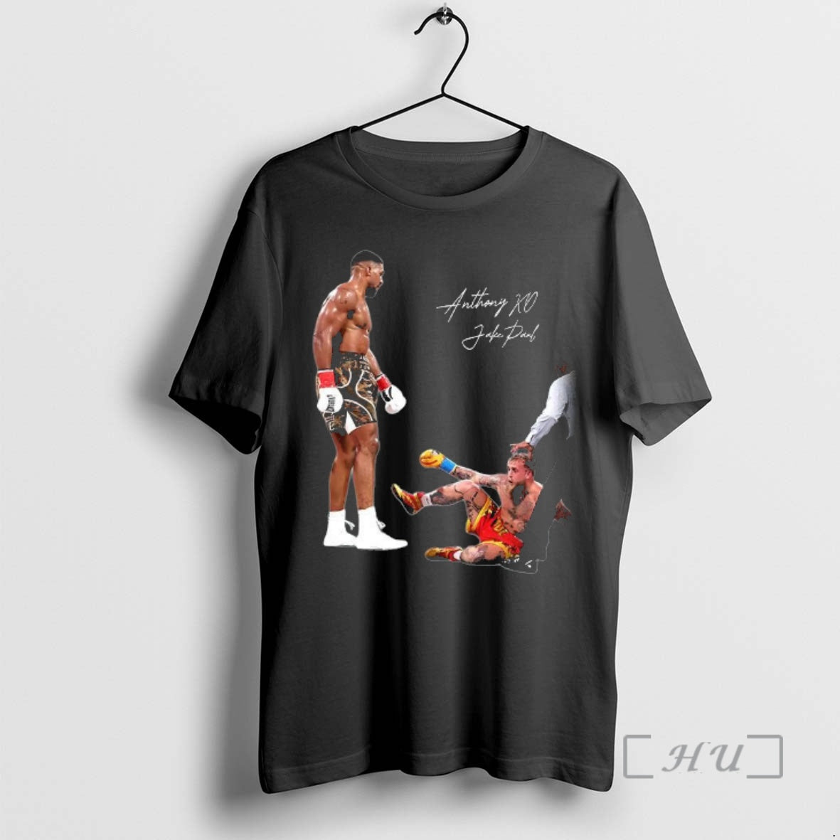 Officials Anthony Joshua Ko Jake Paul Boxing Match Signature