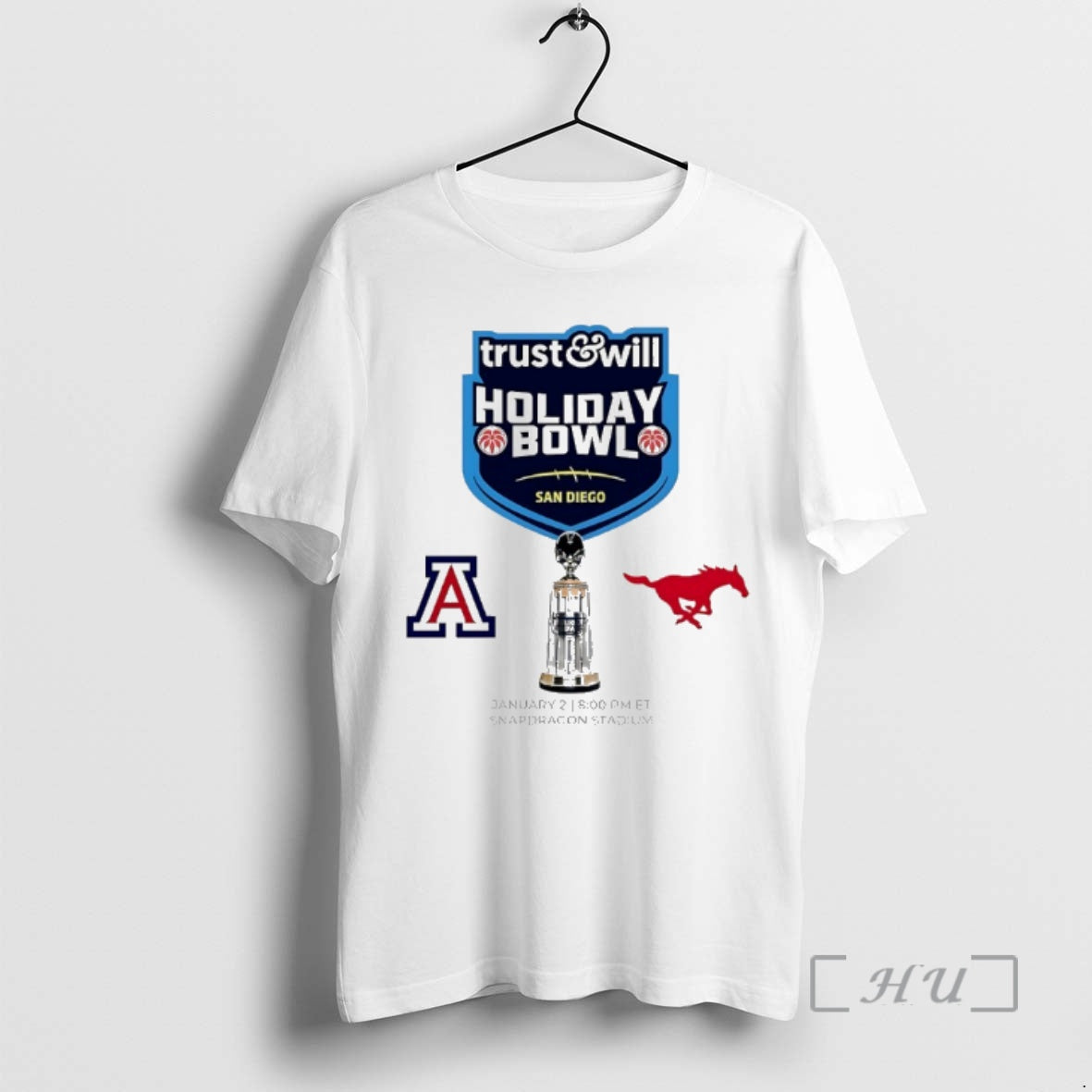 Officials Arizona Wildcats Vs Mustang Smu 2025 Trust Will Holiday Bowl Premium T Shirts Sweater