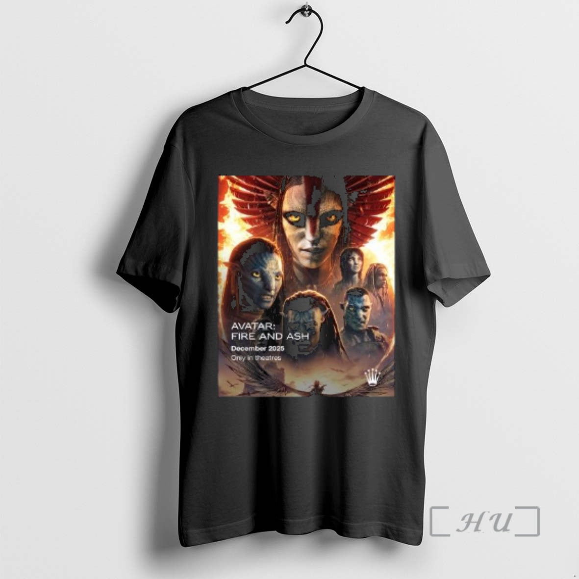 Officials Avatar Fire And Ash December 2025 Only In Theatres Circle Black Premium T Shirts