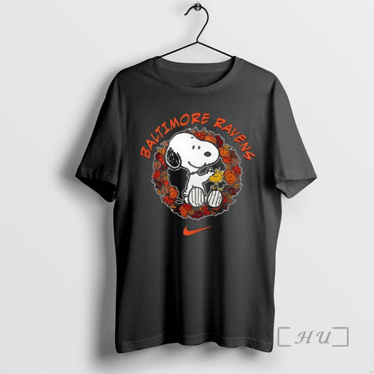 Officials Baltimore Ravens X Peanuts Touchdown Season Play Like A Raven Cartoon Premium T Shirts