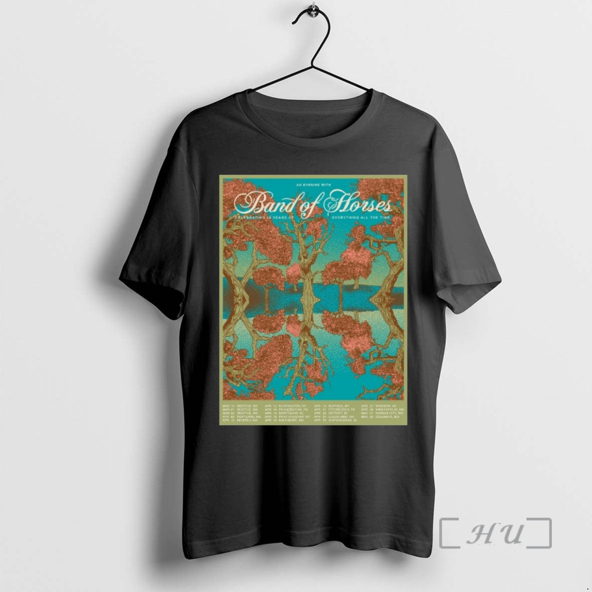 Officials Band Of Horses 20th Anniversary Tour 2026 Everything All The Time Premium T Shirts