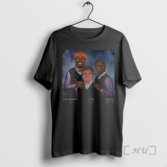 Officials Bo Nix Rj Harvey Courtland Sutton Football Denver Step Bros Premium T Shirts Sweater