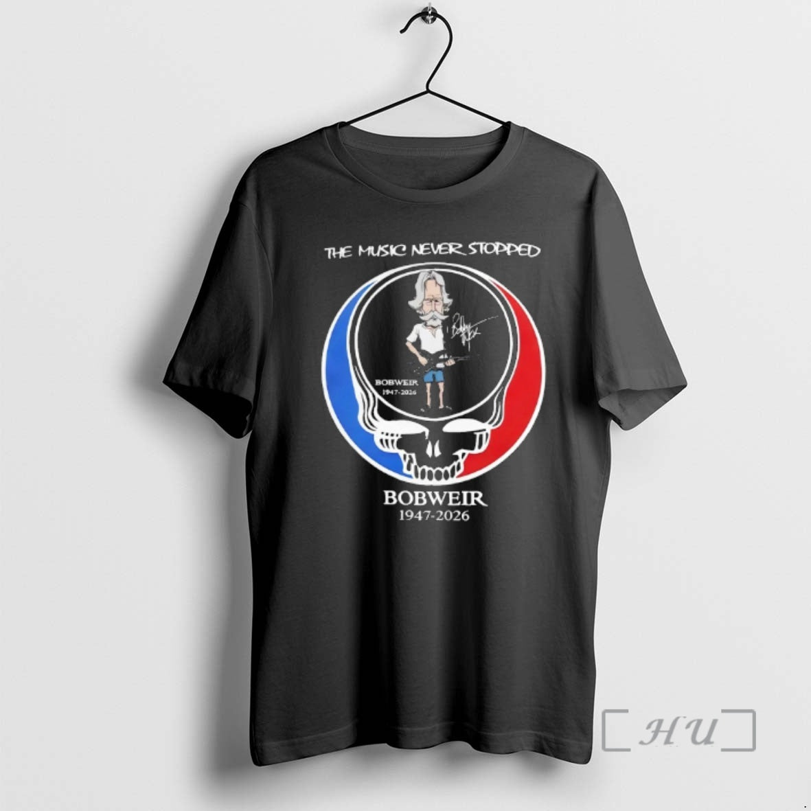 Officials Bob Weir Holding Guitar X Grateful Dead The Music Never Stopped Rip 1947 2026