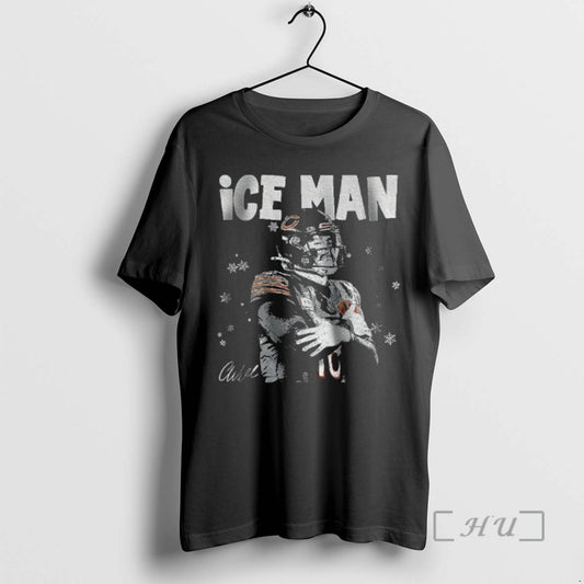 Officials Caleb Williams Football Vintage Ice Man Chicago Football Signature