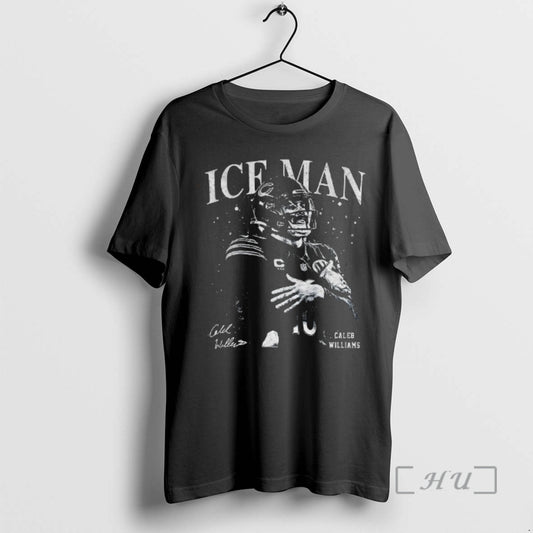 Officials Caleb Williams Football Vintage Ice Man Signature