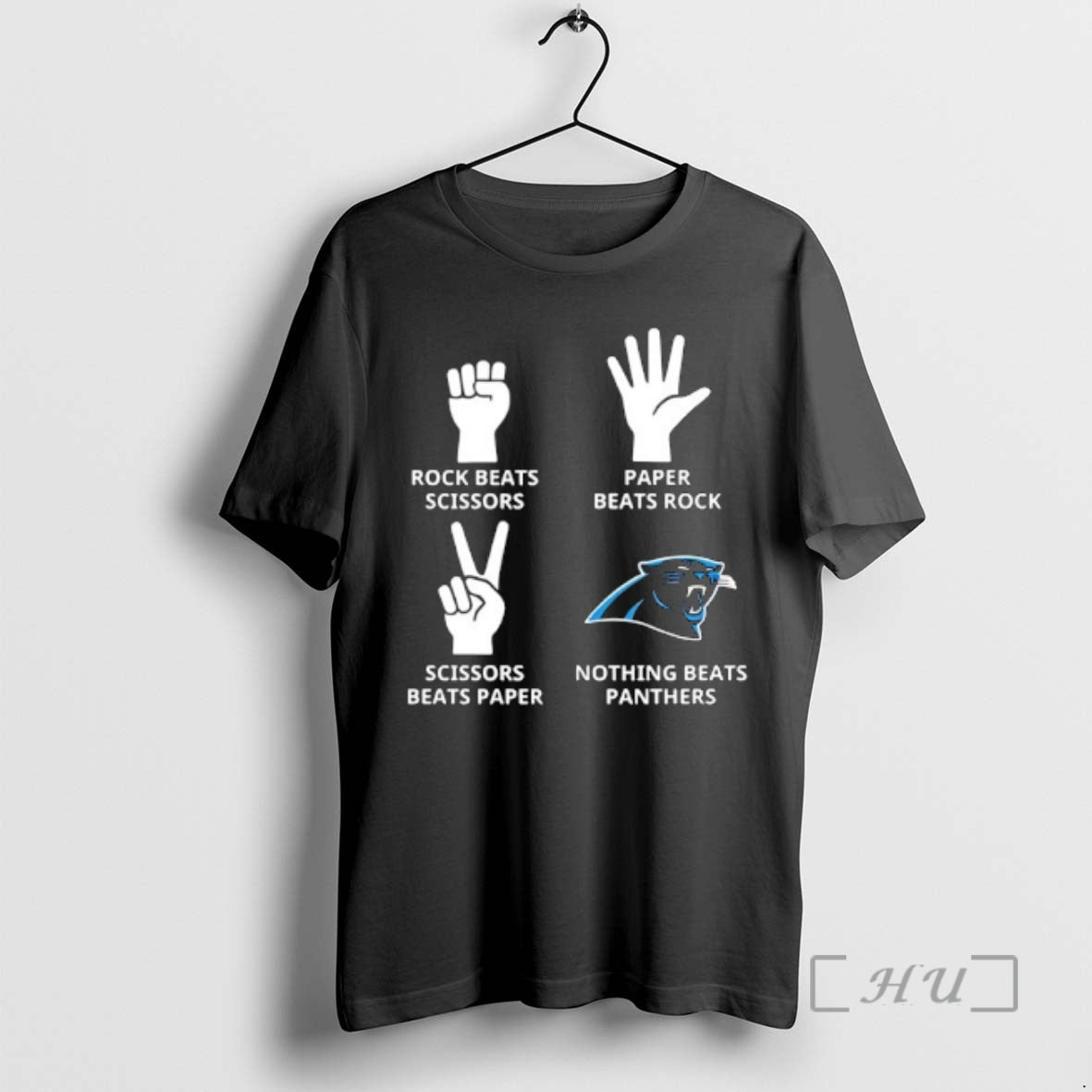 Officials Carolina Panthers Nothing Beats Rock Beats Scissors Paper Beats Rock Scissors Beats Paper Premium