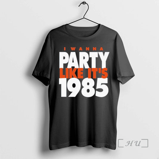Officials Chicago Football Fans Someday I Wanna Party Like Its 1985 Premium T Shirts Sweater