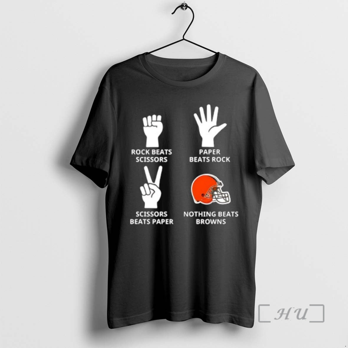 Officials Cleveland Browns Nothing Beats Rock Beats Scissors Paper Beats Rock Scissors Beats Paper Premium