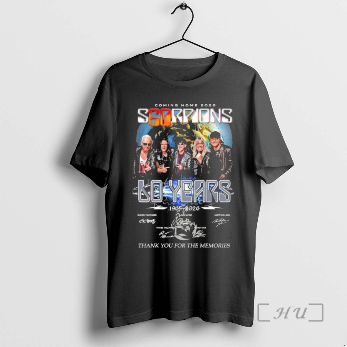Officials Coming Home 2026 Scorpions 1965 2026 Thank You For The Memories Signatures Premium