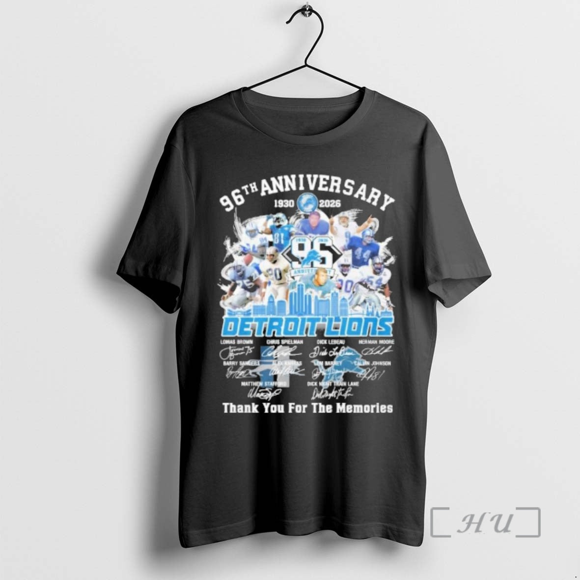 Officials Detroit Lions Team 96th Anniversary 1930 2026 Thank You For The Memories Premium