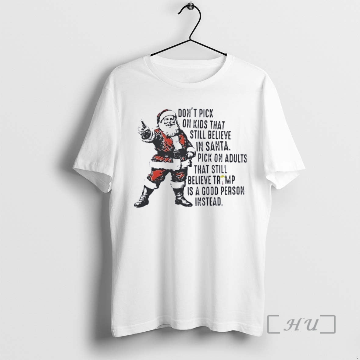 Officials Dont Pick On Kids That Still Believe In Santa Funny Premium T Shirts Sweater