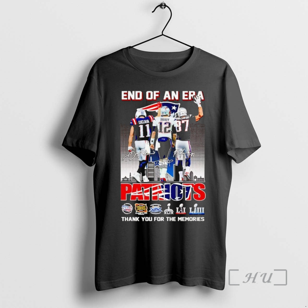 Officials End Of An Era Patriots Thank You For The Memories Premium T Shirts Sweater