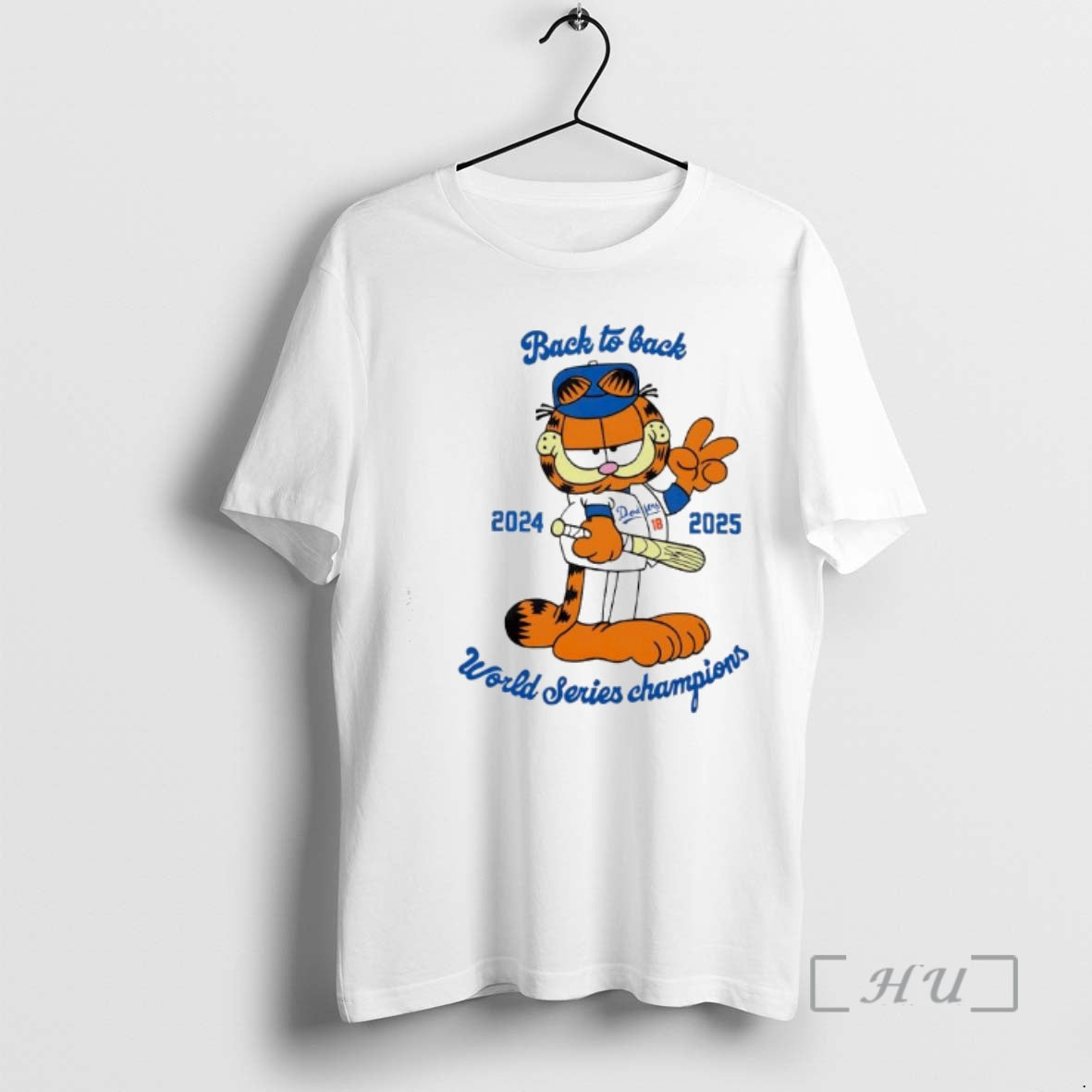 Officials Garf La Dodgersback To Back 2024 2025 World Series Champions Premium T Shirts Sweater