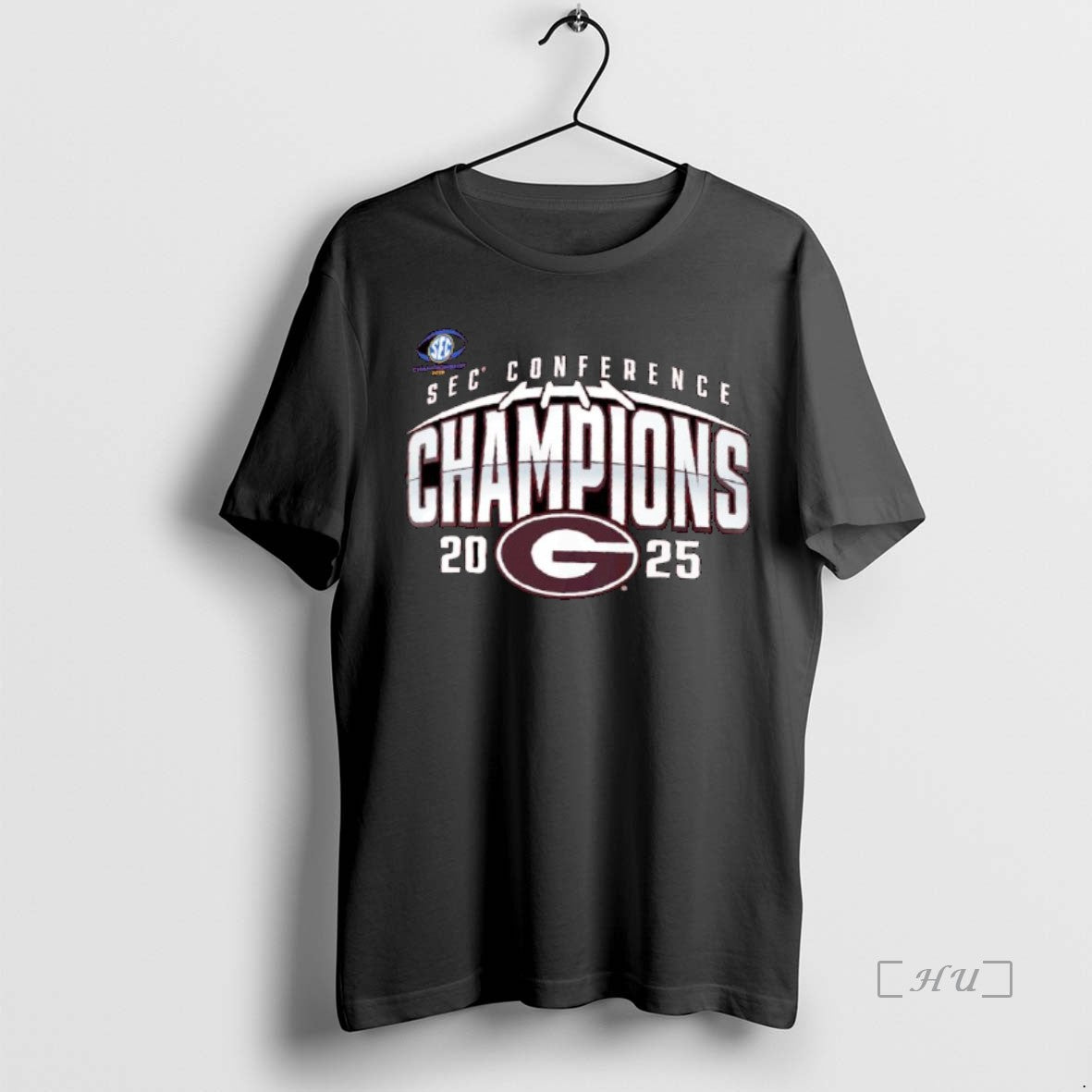 Officials Georgia Bulldogs 2025 Sec Football Champions Endzone Speed Ornaments
