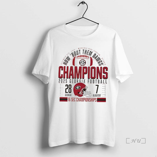 Officials Georgia Bulldogs 2025 Sec Football Champions Score