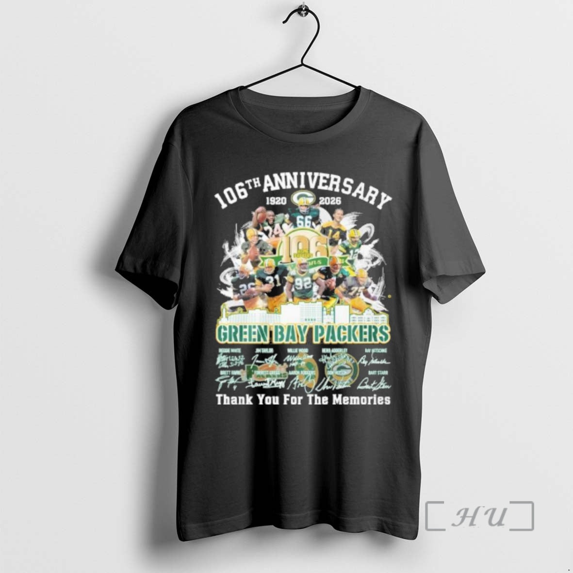 Officials Green Bay Packers Team 106th Anniversary 1920 2026 Thank You For The Memories Premium