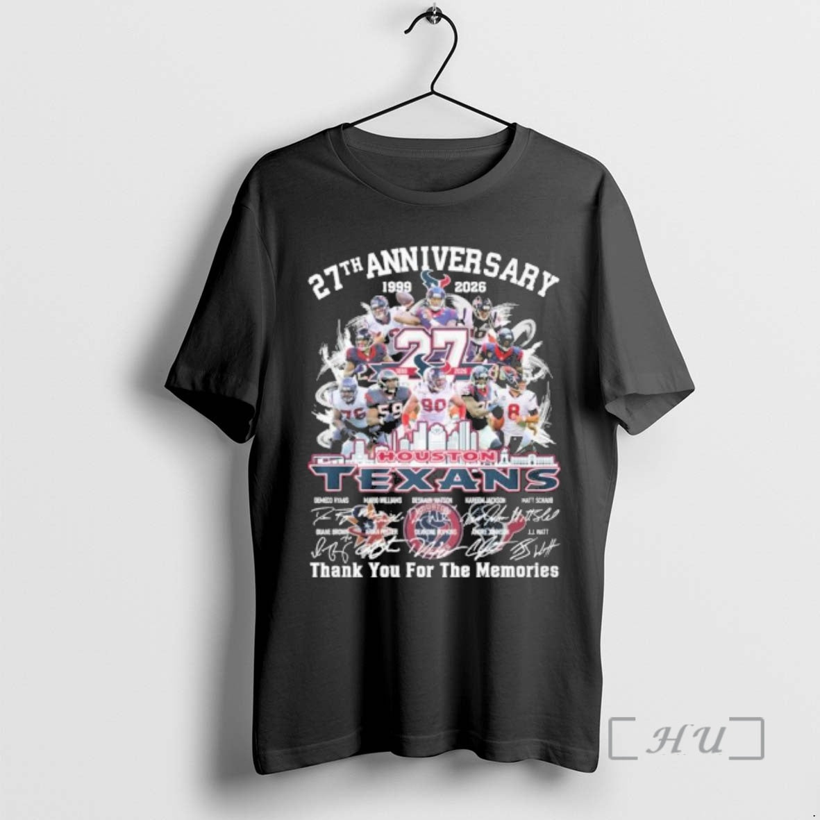 Officials Houston Texans Team 27th Anniversary 1999 2026 Thank You For The Memories Premium